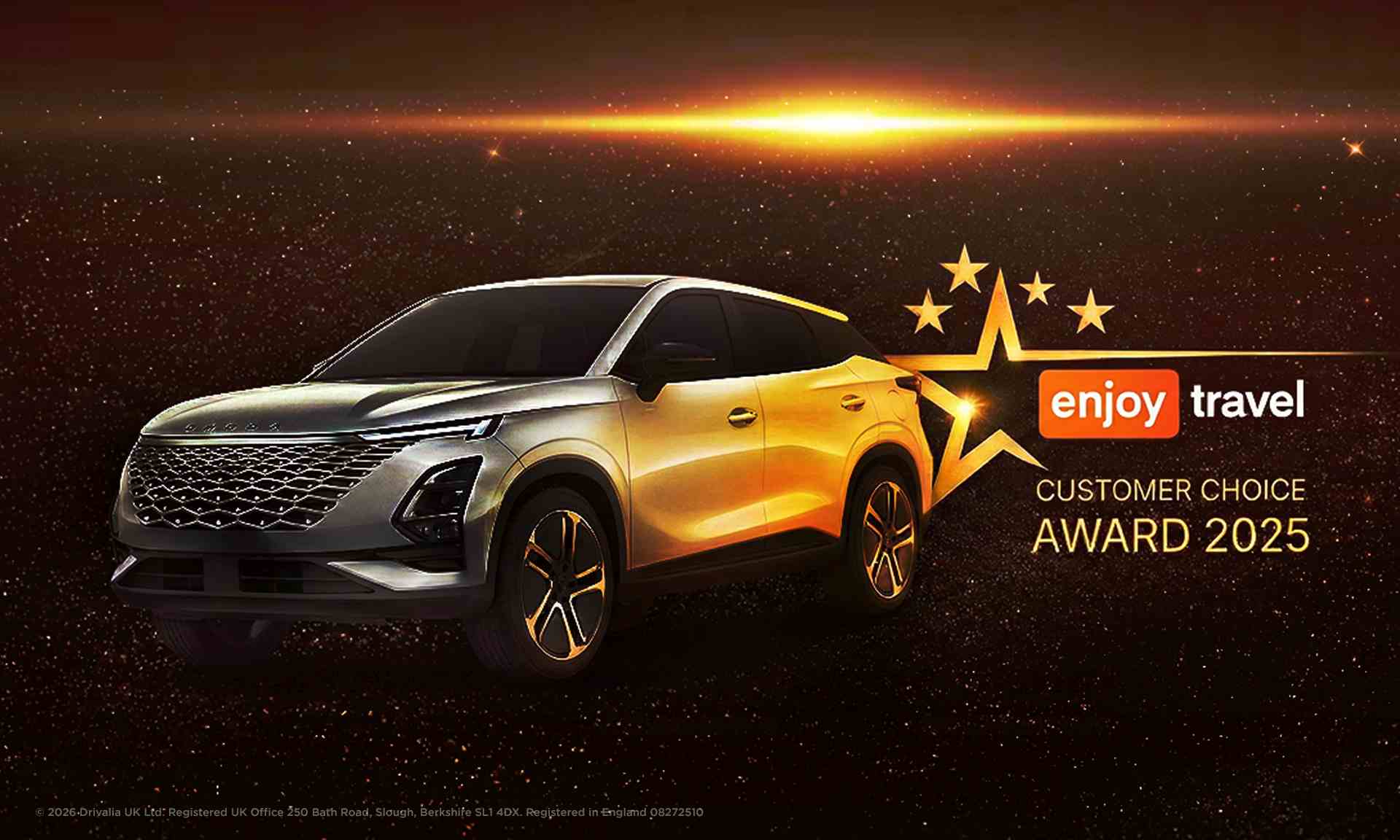 Drivalia UK Wins the Enjoy Travel Customer Excellence Award!